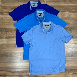 Creiux Soho Fit Polo (3) Men's XL Color‎ Blue